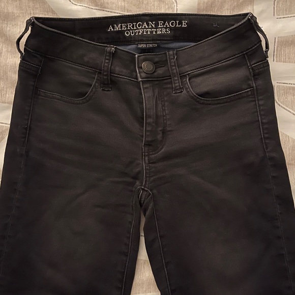 American Eagle Super Stretch Black Jeggings - Picture 3 of 3